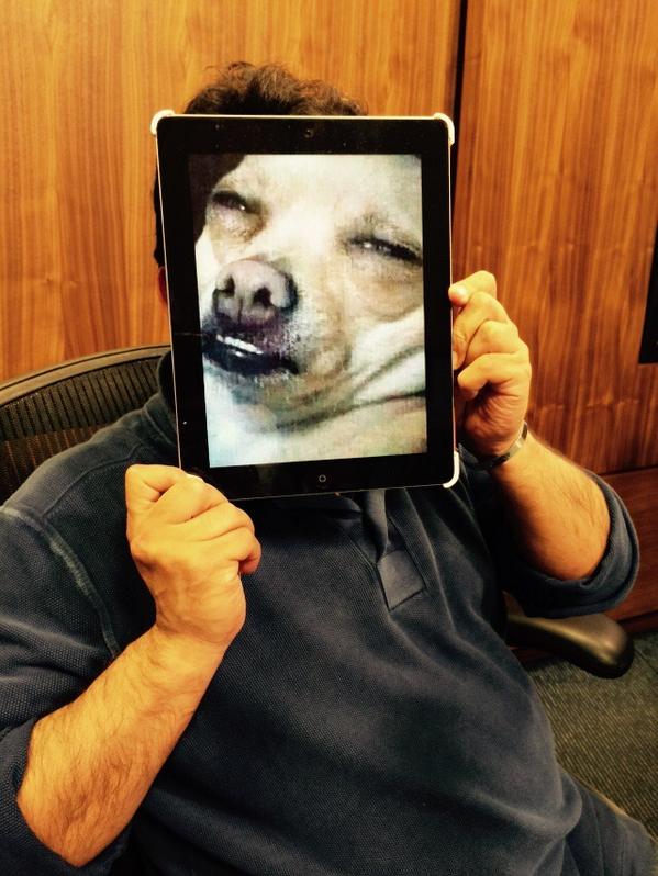 jairocalixto's tweet photo. Miren cómo se pone @FansDeMiyagi cuando hablan de sus tenis y del PAN #SePonePerro http://t.co/87FTGENj4z