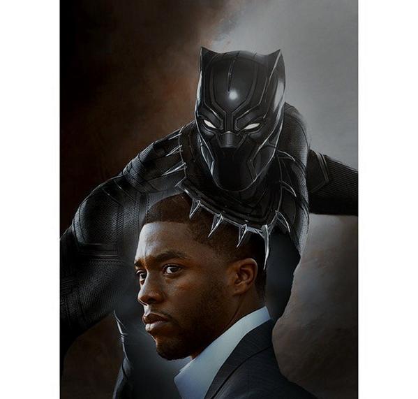 ChikereChicago's tweet photo. #ChadwickBosemen is #BlackPanther 👏  he's making history in a dignified manner! #JackieRobinson #JamesBrown #Marvel http://t.co/FmyTlLX5XM