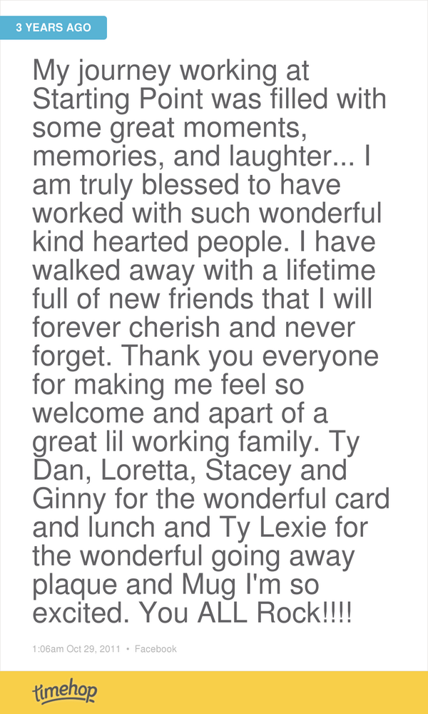 ashleymfoster's tweet photo. Can't believe it's been 3 years!  http://t.co/XX4cXTchgl http://t.co/Q4bgrhXwyk