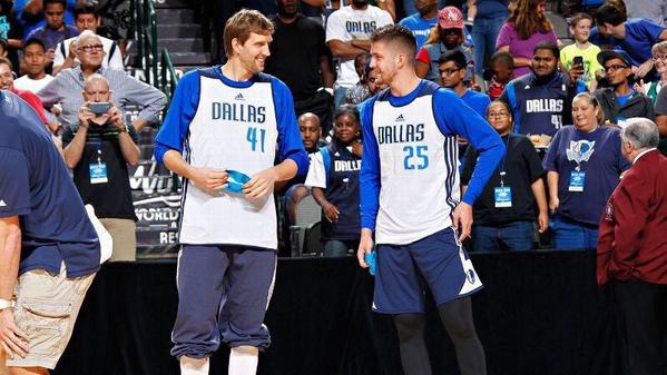 MaverickHumor's tweet photo. Dirk: 
"It's okay, Chandler. Going 81-1 isn't THAT bad.."
#MFFL http://t.co/9ELERVXYtd