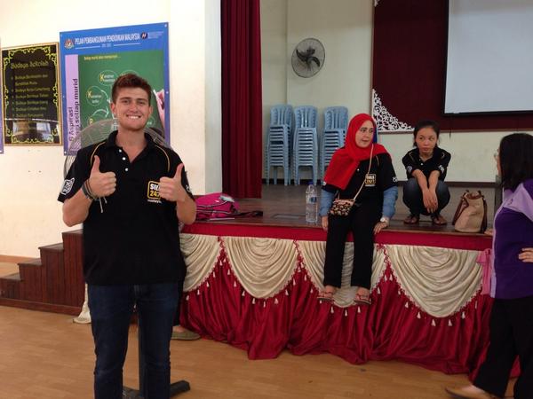 TechCycleUMP's tweet image. We&apos;re here at SMK Seri Mahkota for our high school workshop! 😁