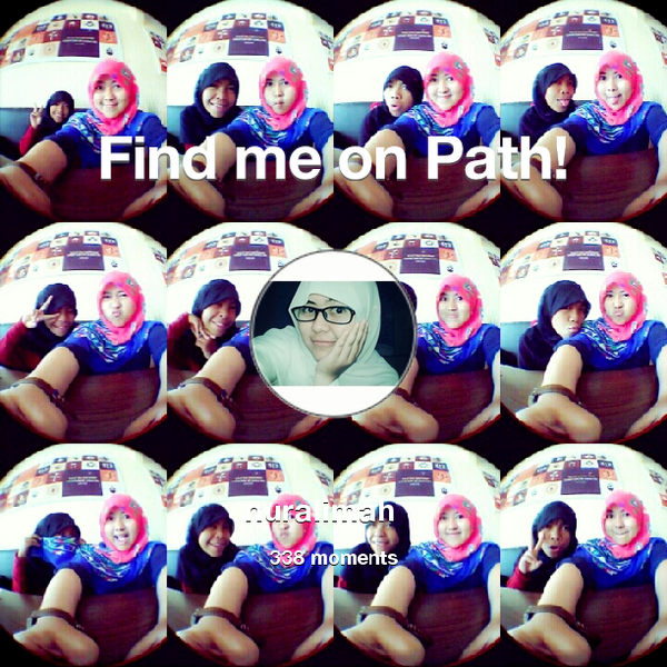 nuralimah69's tweet photo. I've shared 338 memories with my friends on #Path - see them now at http://t.co/aPemc36yTX! #thepersonalnetwork http://t.co/PthsyyFNZS