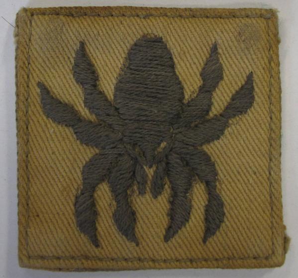RLCMuseum's tweet photo. #MusSpooks #MusHalloween our creepy little friend here is the badge of the 81st (West African) Division. http://t.co/iWPjw76niy