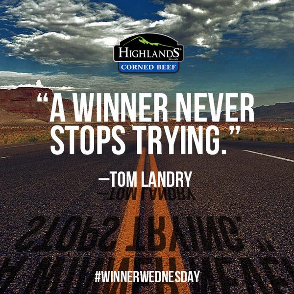 IamHighlands's tweet photo. What's a #NewBreed of Winner? They're always at their best &amp; they choose Highlands Corned Beef. #WinnerWednesday http://t.co/On0AuR6BgU