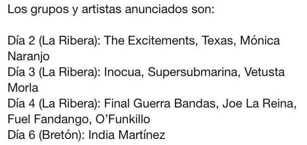 musicblowsmeup's tweet photo. Las confirmaciones de @ActualFestival en imagen. http://t.co/xUXBk1n2Nc