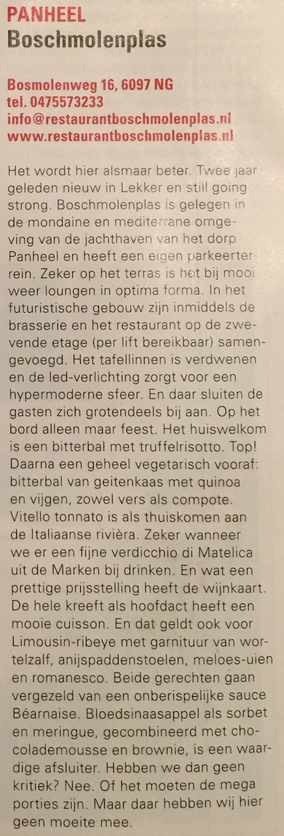 Enorm trots op ons team! Voor de 3e keer staan we weer in de <a href="/Lekker500/">Lekker</a>!