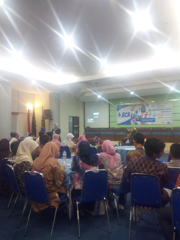 Acara saresehan @ismecub2014 sedang berlangsung...