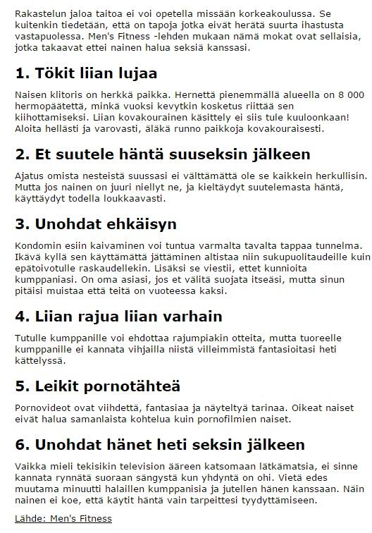 anaali seksiä paras