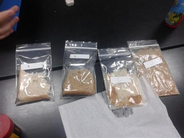 Rakiah_Swenson's tweet photo. This and experiment we did today. It is on chemical and mechanical digestion. @AISJ_Science7 http://t.co/wzaxtBxRRO