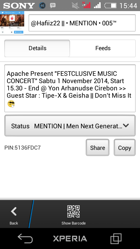 Hafiiz22's tweet photo. @geishaindonesia Live Perform 1 November 2014 @ Yon Arhanudse Cirebon, Merapaaaat :D http://t.co/pTQD2FUjxi