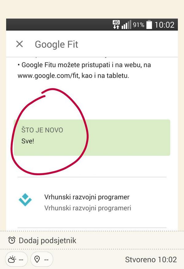 Hahahahahha! Sveeeeee! #GoogleFit