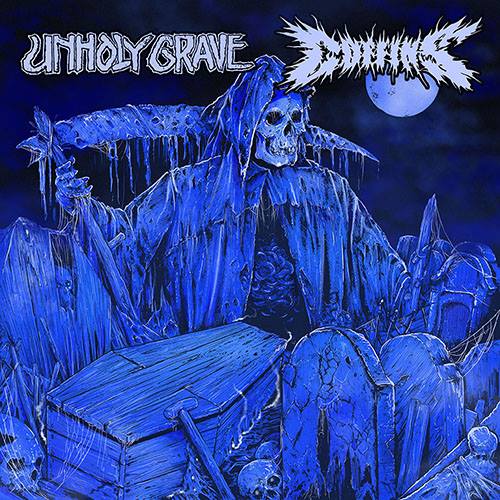 Coffins_JP's tweet photo. 【リリース情報】★COFFINS/UNHOLY GRAVE Split 10' - 名古屋グラインド伝説とのスプリットがドイツの"DARK SIDE OF PUNK"よりリリース！http://t.co/yE7HGXg05K http://t.co/Vx0pZTgbyT