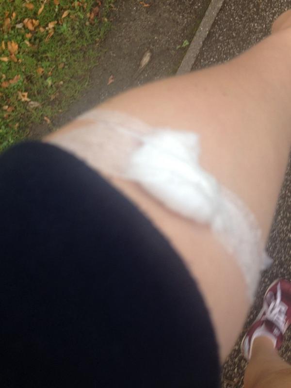 Bethwilb's tweet photo. Wooooo first game of season with @HallamWRFU, nice early morning blood test #bleedingMAROON #HallamTilIDie http://t.co/BoVxlysk54