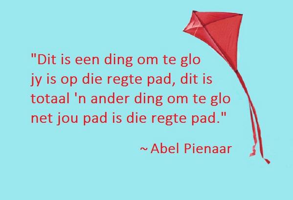 DrAbelPienaar's tweet image. die regte pad...