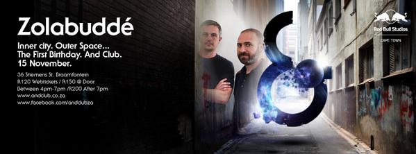 ANDClubZA's tweet photo. #Zolabuddé @Dogst4rr &amp; @fabio909 @ AndClub #TheFirstBirthday #InnerCityOuterSpace #AndClubStage 15.11.2014. http://t.co/joF26abY62