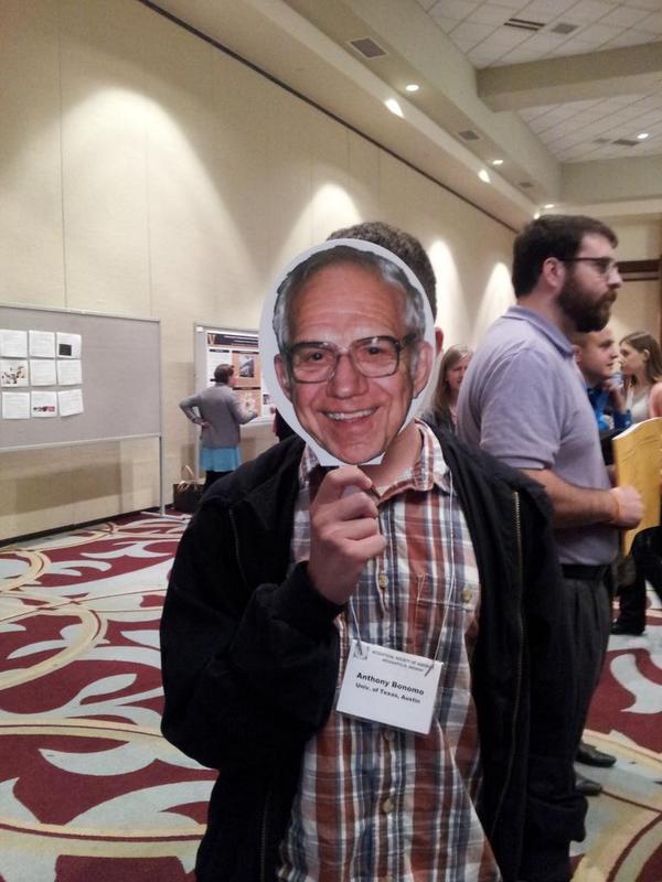 AustinAcoustics's tweet photo. @TonaciousB is celebrating Dr. Beranek at #ASA168! http://t.co/O5cEsUmLTG