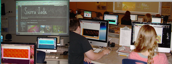 My students created ePortfolios with Google Sites. No FEAR! Kids are Digital Natives, we are Digital Immigrants.