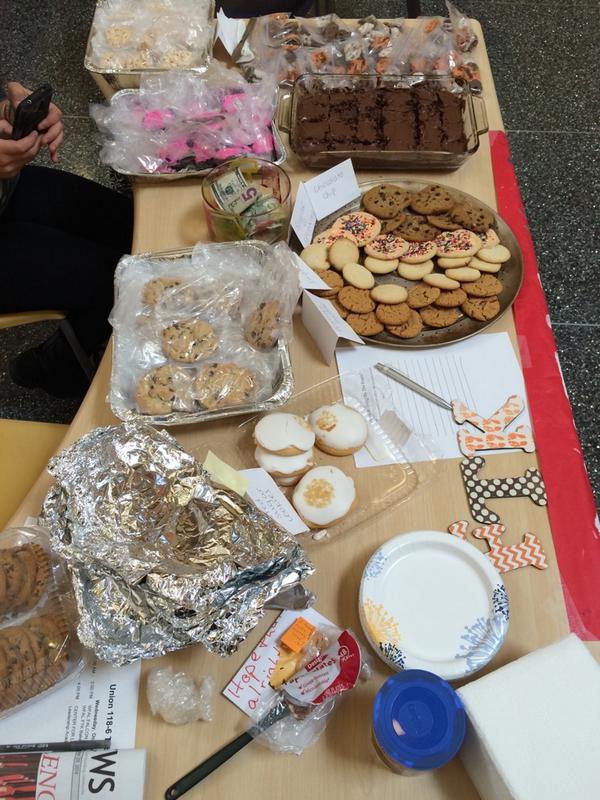 DBLTroubleWFAL's tweet photo. wfal bake sale FTK today in the union from 11-2. http://t.co/FcgjSVOaXQ