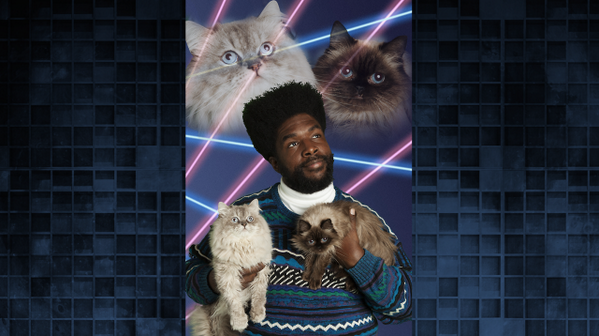 FallonTonight's tweet photo. In honor of #NationalCatDay, here's @blackthought, @questlove, and @jamespoyser's yearbook photos! http://t.co/wGVfGbBjhu