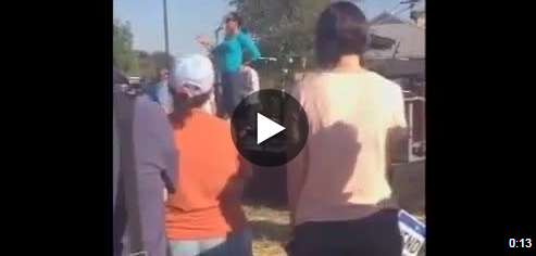 WATCH: Wendy Davis surrogate mocks opponent Greg Abbott (R) for being in a wheelchair! on.fb.me/1wClhiU