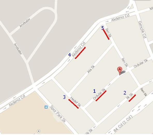 Atatürk'ün ünlü sözü, Anıtkabir'in yanında kalan bölgedeki cadde ve sokaklara paylaştırılarak ölümsüzleştirilmiştir.