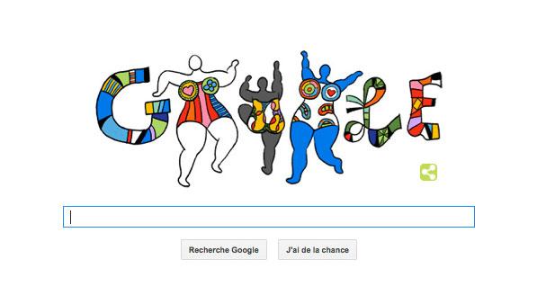 Happy birthday ! Google célèbre ce 29 oct les 84 ans quaurait eu Niki de Saint-Phalle...  