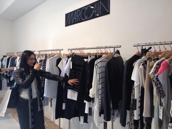 PaolaBuonacara's tweet photo. Here I'm at @marccain #SS15 #pressday! Stay tuned! #panoramamoda #milanomoda #marccain http://t.co/wanM32RE4g