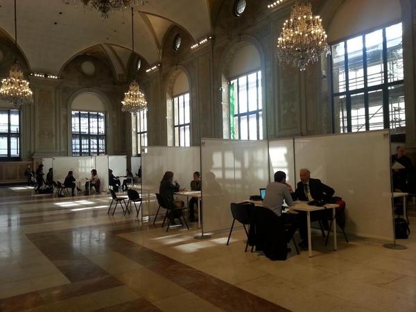DanielaVoto's tweet photo. @Emblema_ alla #bdp14  si continua indaffarati! http://t.co/Uifzm0oHu3