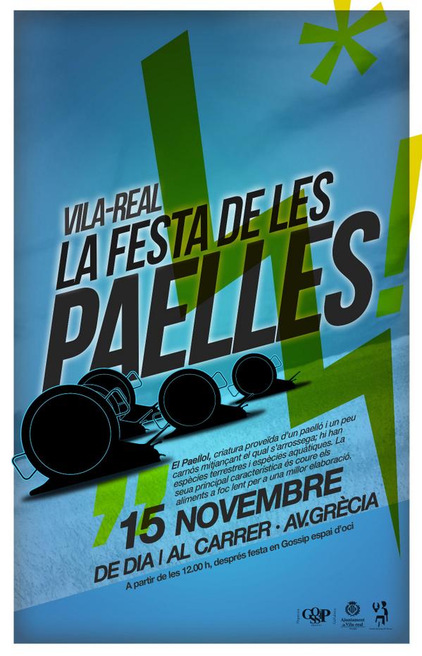Dissabte 15 de novembre!! torna la festa de les paelles a Vila-real