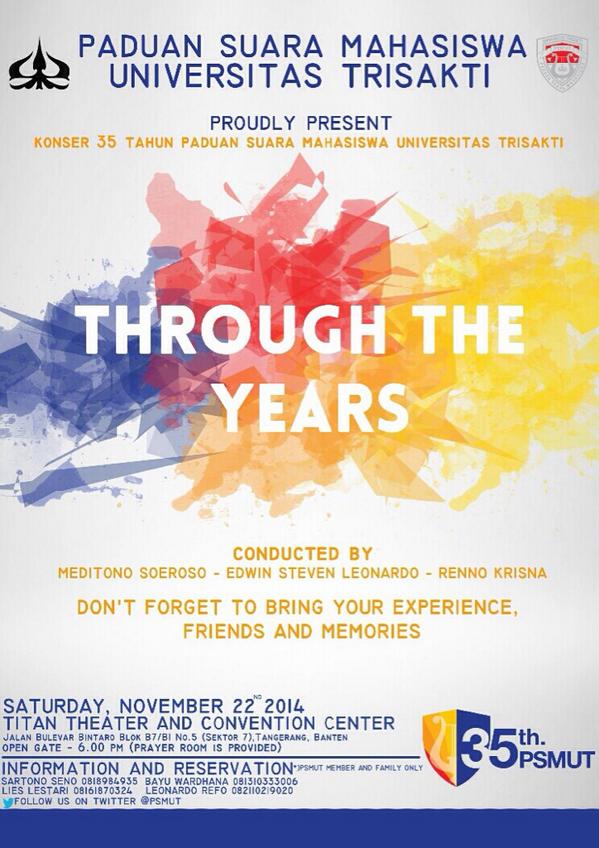 Event: Konser Paduan Suara Mahasiswa Univ Trisakti.. Pastikan sudah pesan tiketnya. (( LIMITED SEAT )) <a href="/trisakti_/">Trisakti University</a>