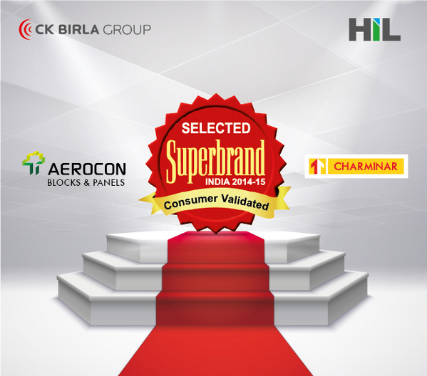 birlanu's tweet photo. #Aerocon and #Charminar awarded the status of consumer #Superbrand for the year 2014-15. http://t.co/t0x9m1aaGX