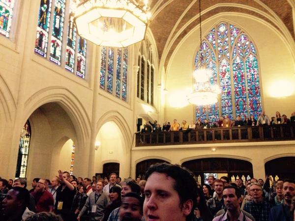 EuroMktplaceAdv's tweet photo. O for a thousand tongues to sing! #Paris2014  @ctc_europe @AmChurchParis @timkellernyc #ctce @TheSkybridgeC http://t.co/dmsjJ2nJeu