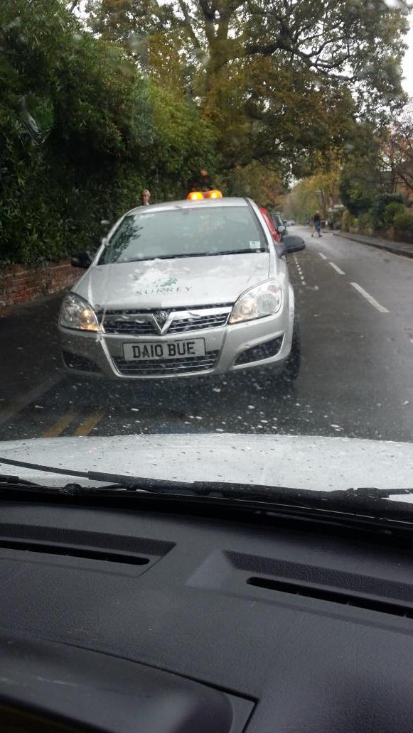 lance86lpc's tweet photo. @SurreyCouncil @Surreyheath  it's OK for you to park illegally on upper Gordon Road but when I do it I get a ticket? http://t.co/ZG6wEOygRZ