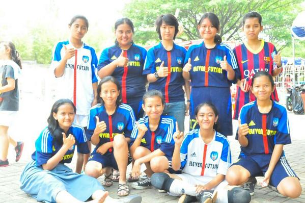 Ini tim futsal putri yang menang juara 1 di BHK CUP