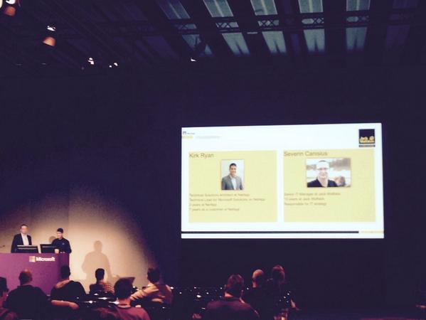 KateLechowicz's tweet image. #netappteched and @jackwolfskin @teched_europe session just kicked off @kirky_uk