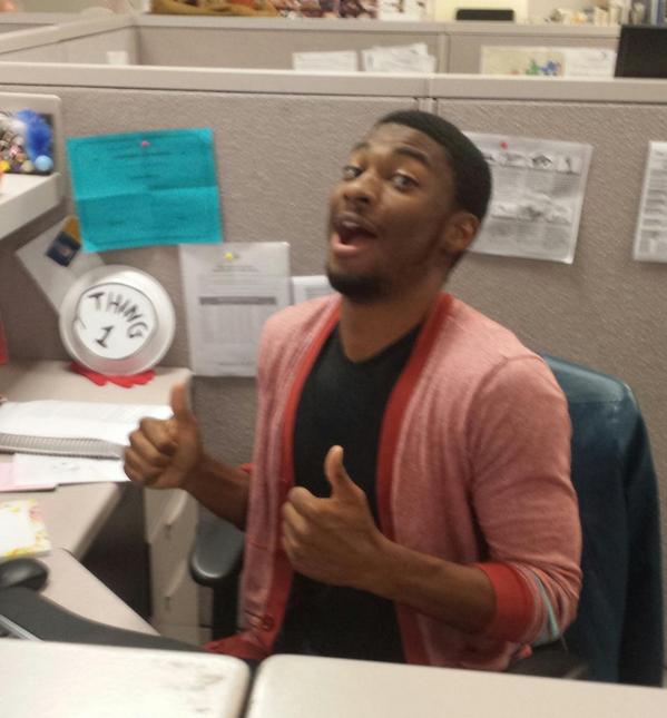 CrystalRChavez's tweet photo. Say hi to @pricemathews7, TPR's new Morning Edition intern! #radio #publicradio #KSTX http://t.co/PJWjqlYVOH