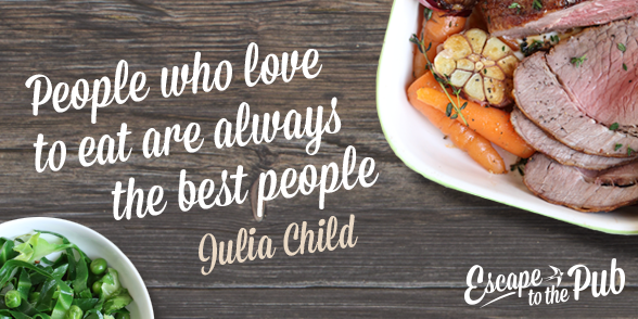 EscapeToThePub's tweet photo. We are the #foodlovers! Tweet it to your friends if you agree. http://t.co/ulJNTfiBuc