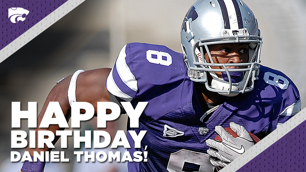 Happy Birthday to former student-athlete & current running back Daniel Thomas! 