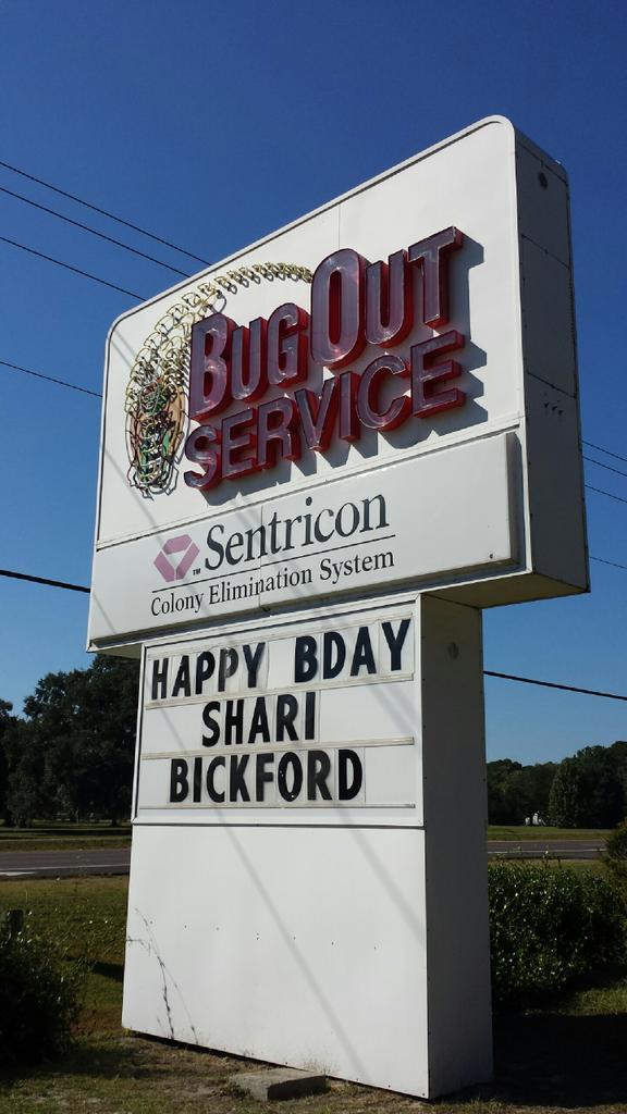 BugOutSign tweet picture
