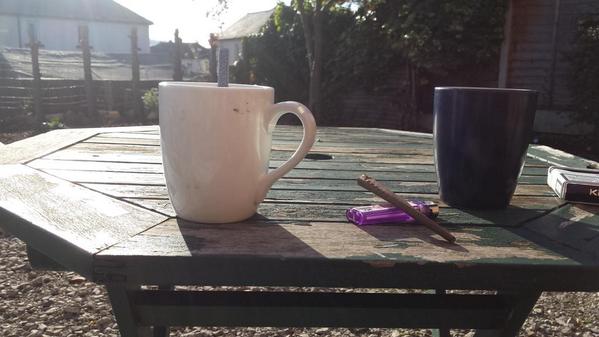MachucaNTM's tweet photo. Good morning con bluncito y cafelito @AwesGary http://t.co/1brEwwUxeA