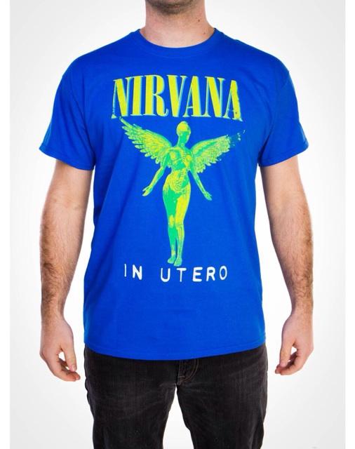 NIRVANA, Gildan, M, 47x70cm. Harga: 225rb. SMS/WA: 085720008777