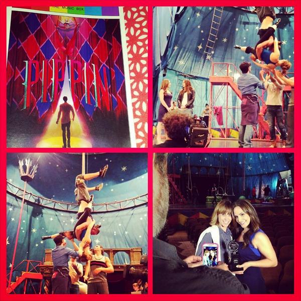 jmk1165's tweet photo. TONY winning circus fun! Today on @BalancingActTV @lifetimetv  @BwayAmerica @PippinMusical @broadwaycom  @AmberMilt http://t.co/O7puKXGbxg