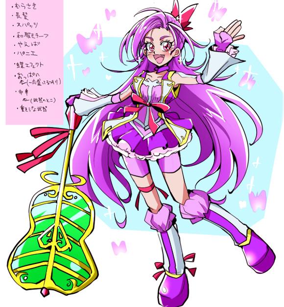 フォロワーさんの好きな要素を詰め込んだオリジナルプリキュアを描く