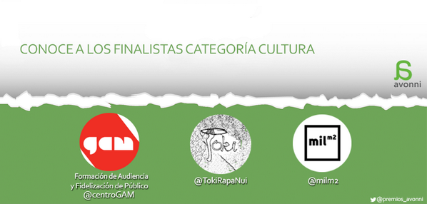 Mira quiénes son los finalistas de la categoría Cultura de #PremiosAvonni 2014