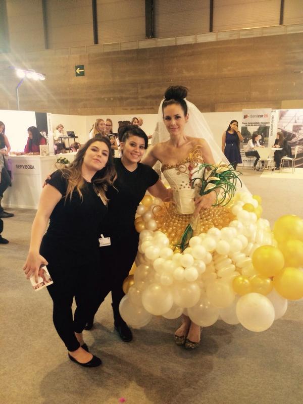 AlcalaLook's tweet photo. #IFEMA #novias #1001Bodas #globoescultura http://t.co/Yn1NgiUgh2