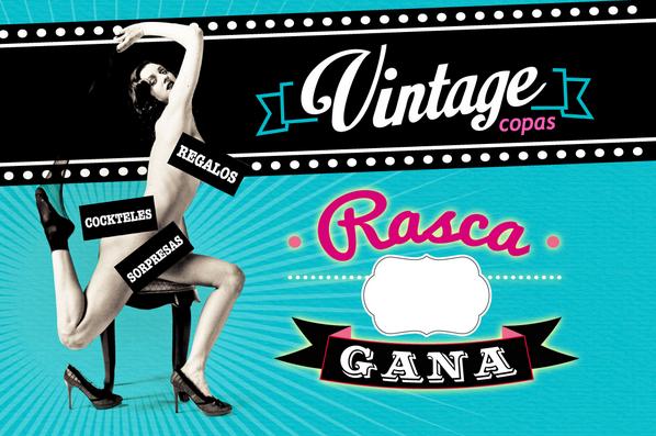 #cuelgabolsos y #tarjetas #Rasca <a href="/VintageCopas/">Vintage Cafe&Copas</a>