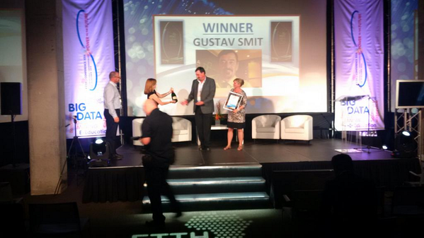 DarkFibreAfrica's tweet photo. Proud to announce that our CEO Gustav Smit has won the FTTH Council award for Industry role model #2014Conference http://t.co/xgTxVoADXO
