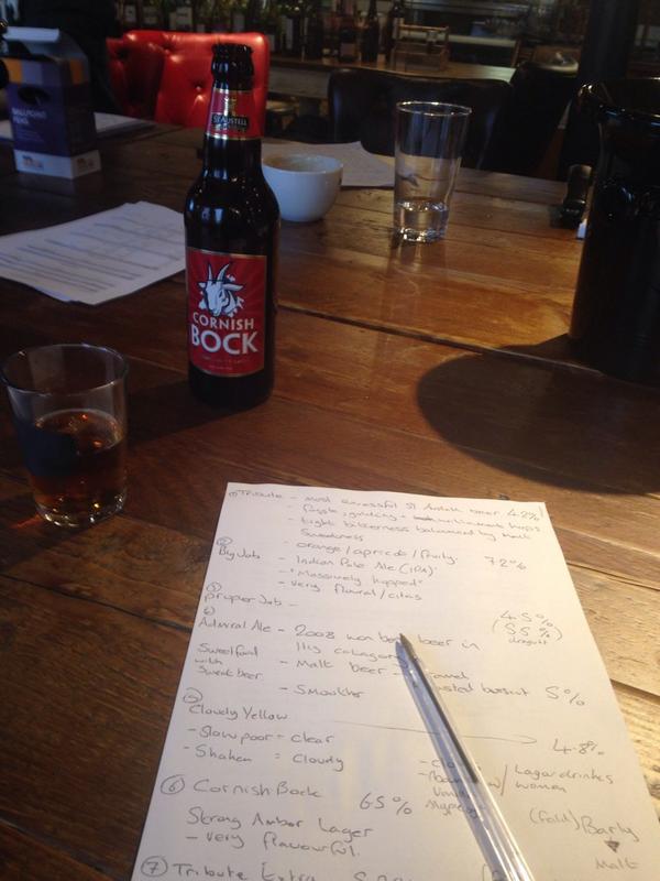 Samuel Jones Exeter on Twitter "Real Ale training TheQuayExeter with