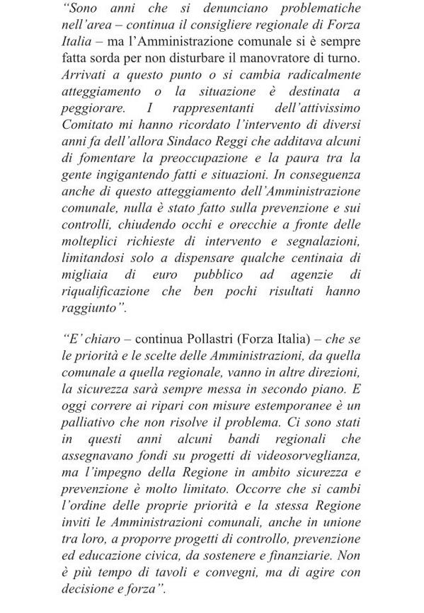 ForzaItaliaER's tweet photo. #Pollastri (FI): “La #sicurezza si garantisce con la prevenzione, non con interventi spot” http://t.co/viPgfAdlw5