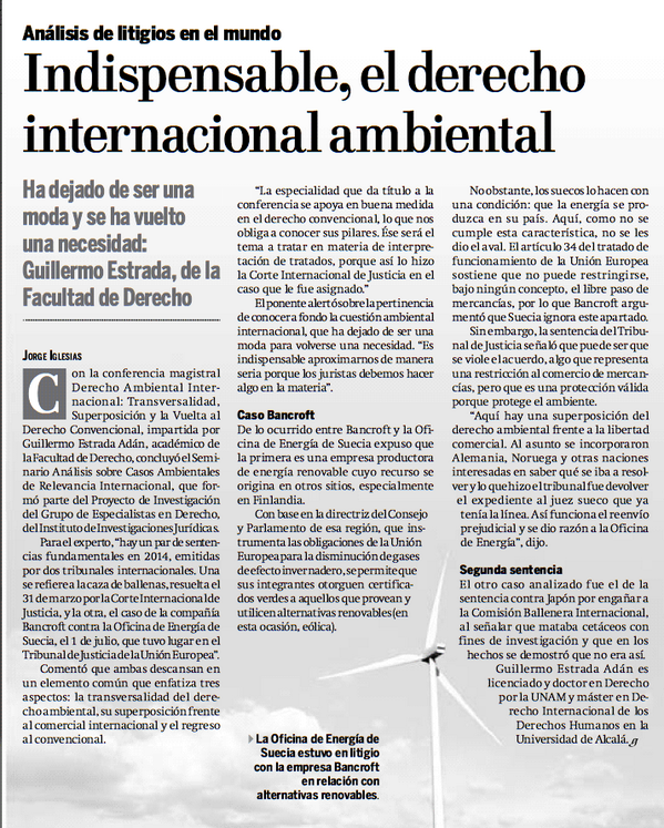 ICAyCC_UNAM's tweet photo. #LecturasCCA
¿Conoces las premisas y avances del derecho ambiental a nivel nacional e internacional?
@UNAMGacetaDig http://t.co/IaU0mkcDK7